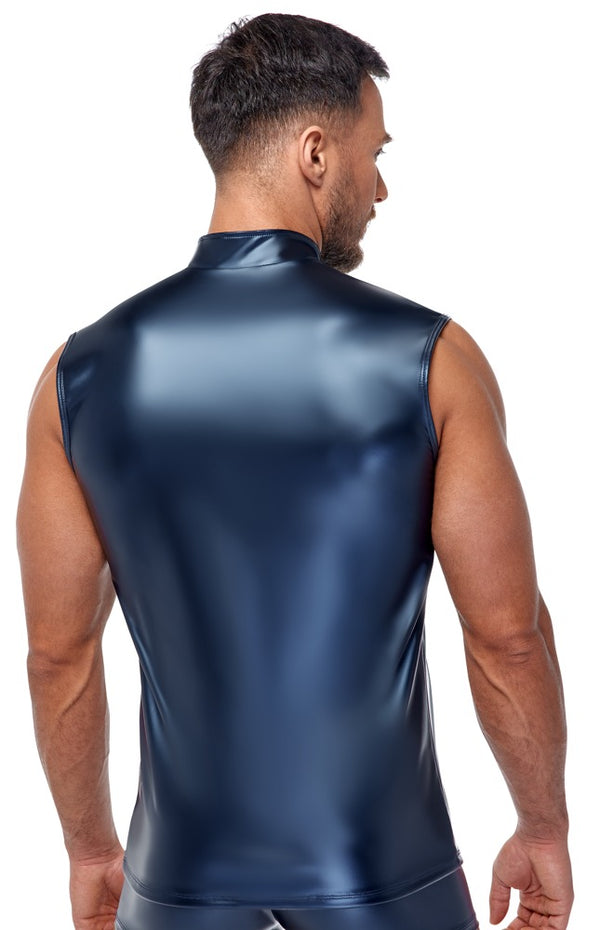 NEK mouwloos shirt met ritssluiting - Blauw - NEK - SKU: 21616804701
