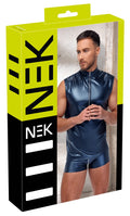 NEK mouwloos shirt met ritssluiting - Blauw