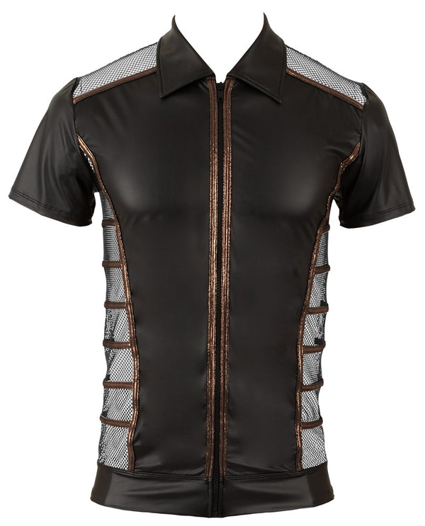 NEK shirt met bronsglamour - Zwart - NEK - SKU: 21620671701