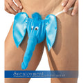 Svenjoyment gagstring met olifantengezicht - Blauw