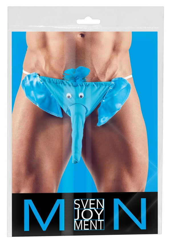 Svenjoyment gagstring met olifantengezicht - Blauw - Svenjoyment - SKU: 21801204151