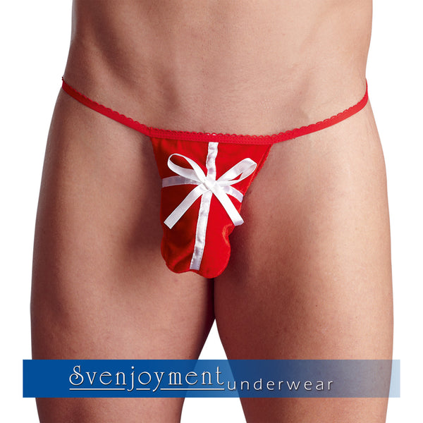 Svenjoyment string met fluweel - Rood - Svenjoyment - SKU: 21803163151
