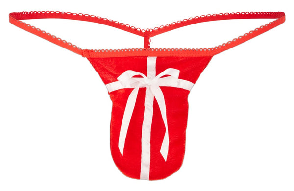 Svenjoyment string met fluweel - Rood - Svenjoyment - SKU: 21803163151