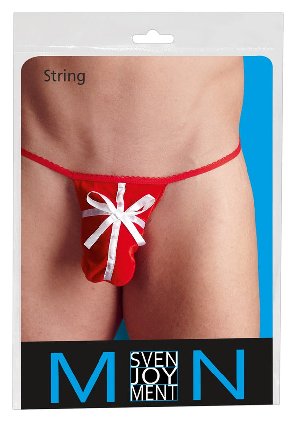 Svenjoyment string met fluweel - Rood - Svenjoyment - SKU: 21803163151
