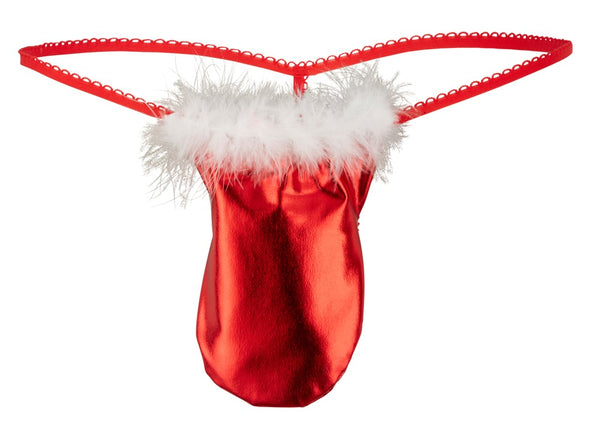 Svenjoyment string met metallic stof - Rood - Svenjoyment - SKU: 21803243151