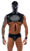 Svenjoyment bondage set met capuchon - Zwart