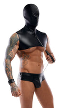 Svenjoyment bondage set met capuchon - Zwart