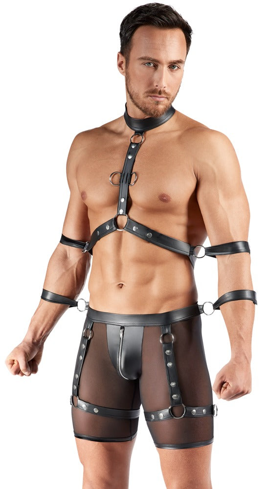 Svenjoyment harnas boxer set - Zwart - Svenjoyment - SKU: 21805101701