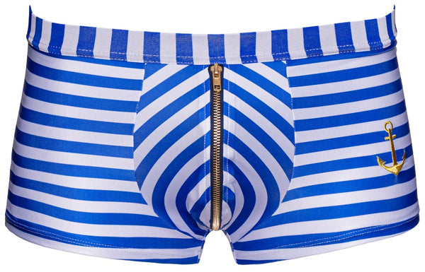 Svenjoyment boxer met maritiem strepen - Blauw - Svenjoyment - SKU: 21805614701