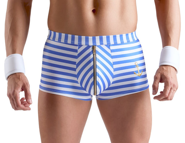 Svenjoyment boxer met maritiem strepen - Blauw - Svenjoyment - SKU: 21805614701