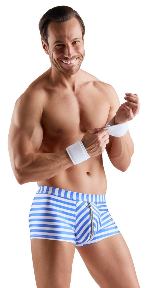 Svenjoyment boxer met maritiem strepen - Blauw - Svenjoyment - SKU: 21805614701