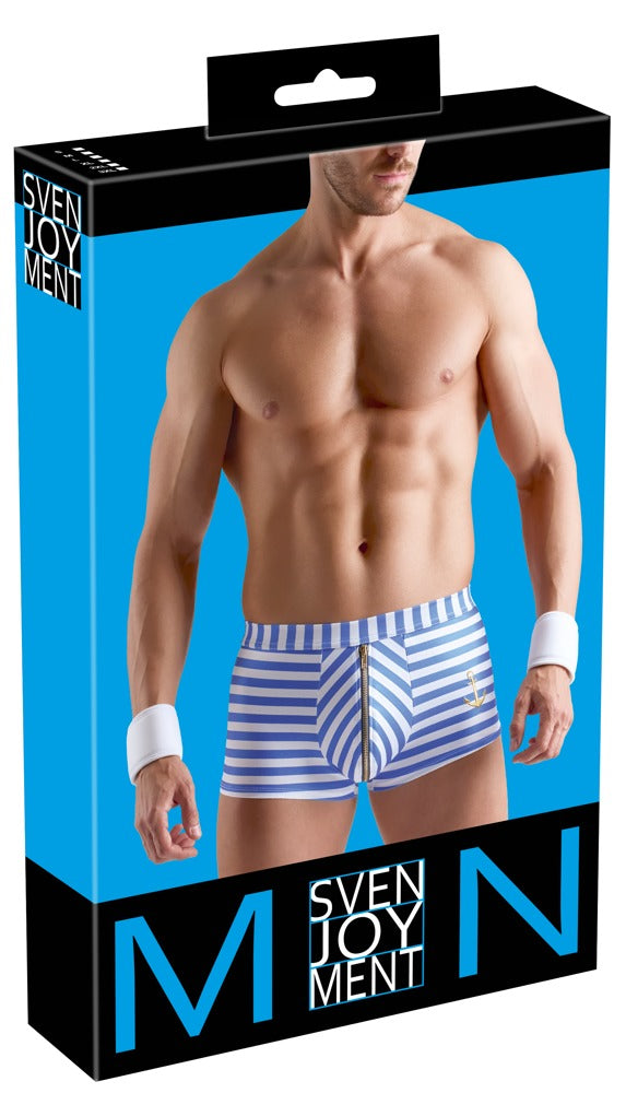 Svenjoyment boxer met maritiem strepen - Blauw - Svenjoyment - SKU: 21805614701