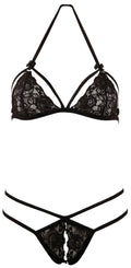 Cottelli LINGERIE Cottelli Kant set - Zwart