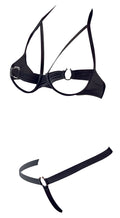 Cottelli LINGERIE Cottelli Bra en string - Zwart