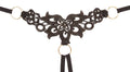Cottelli LINGERIE Bra met open cups en jarretels - Zwart