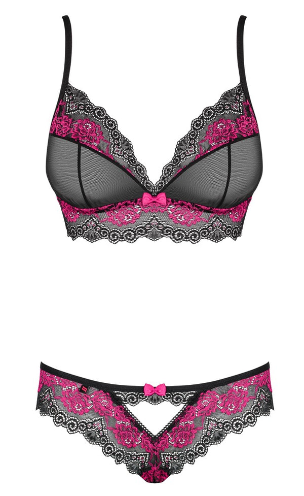 Obsessive Tulia set - Zwart - Obsessive - SKU: 22137701111
