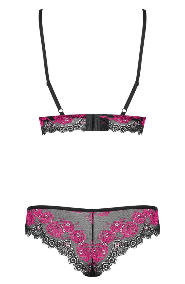 Obsessive Tulia set - Zwart - Obsessive - SKU: 22137701111