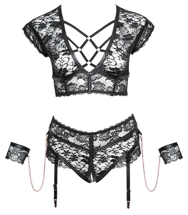 Cottelli BONDAGE Set - Zwart - Cottelli BONDAGE - SKU: 22139311081