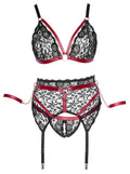 Cottelli BONDAGE Jarretel set - Zwart