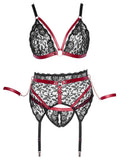Cottelli BONDAGE Jarretel set - Zwart