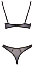 Cottelli LINGERIE Beugelbeha met string - Zwart