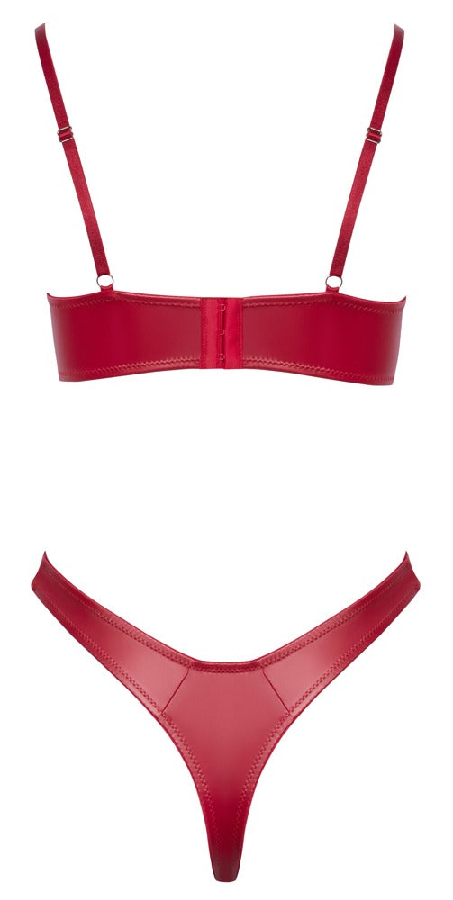 Cottelli Lingerie Jarretel set - Rood