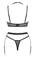Obsessive beugelbeha set Selinne - Zwart