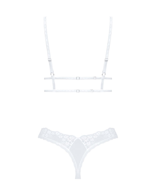 Obsessive Heavenlly kanten set - Wit - Obsessive - SKU: 22148732141
