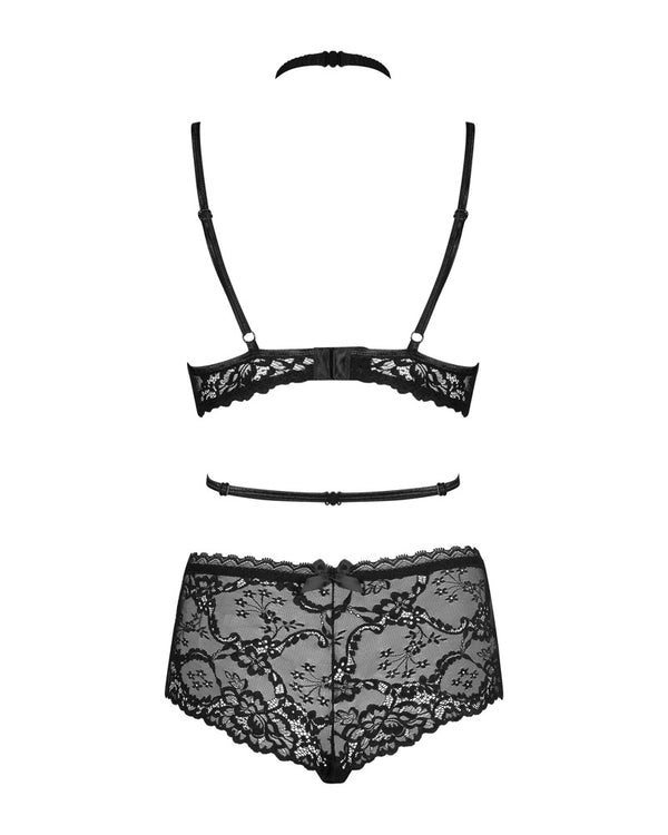 Obsessive Jarretel set - Zwart - Obsessive - SKU: 22149971111