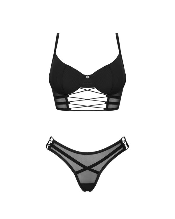 Obsessive Roxelia beugel set - Zwart - Obsessive - SKU: 22151361141