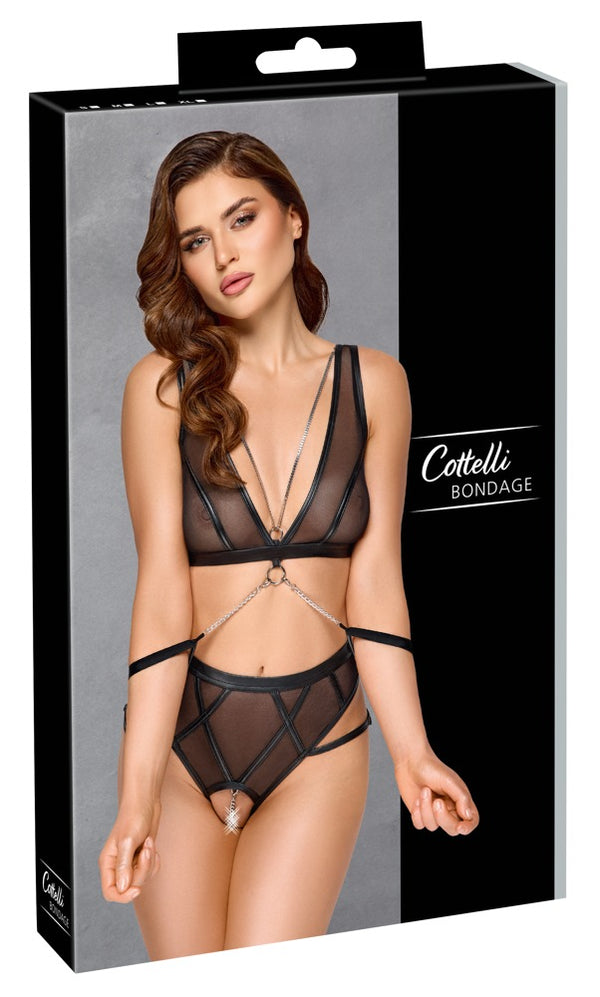 Cottelli BONDAGE Set - Zwart - Cottelli BONDAGE - SKU: 22153301021