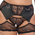 Cottelli CURVES Jarretel set - Zwart