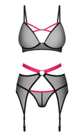 Obsessive Jarretel set - Zwart
