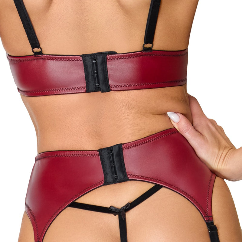Cottelli LINGERIE Cottelli Jarretel set - Rood
