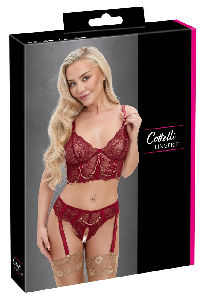 Cottelli LINGERIE Cottelli Set - Rood