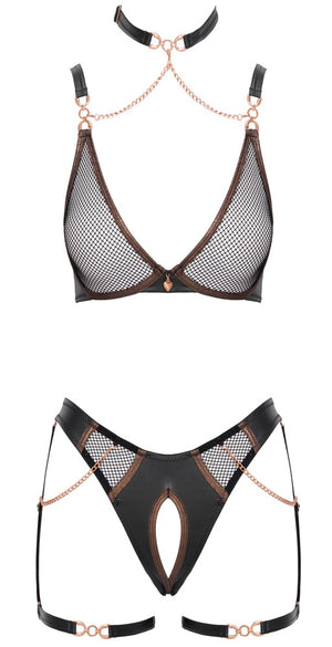 Abierta Fina Set - Zwart