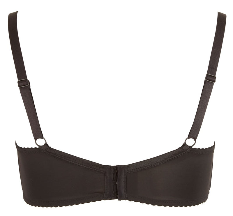 Cottelli CURVES BH met push-up en gewatteerde cups - Zwart