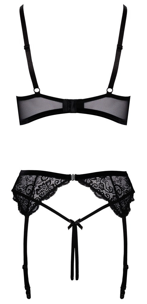 Cottelli Lingerie Set - Zwart - Cottelli LINGERIE - SKU: 22213731231