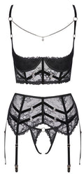 Cottelli Lingerie Set - Zwart