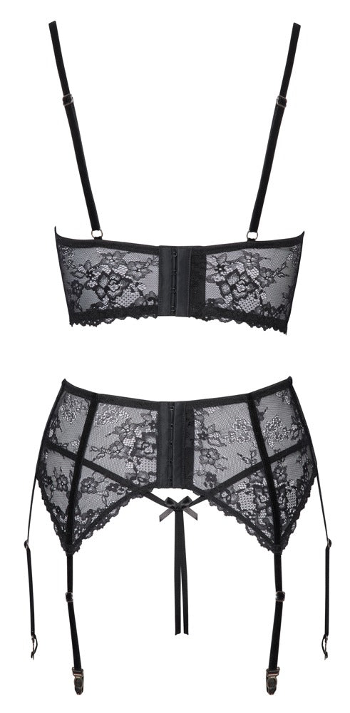 Cottelli Lingerie Set - Zwart - Cottelli LINGERIE - SKU: 22215511231