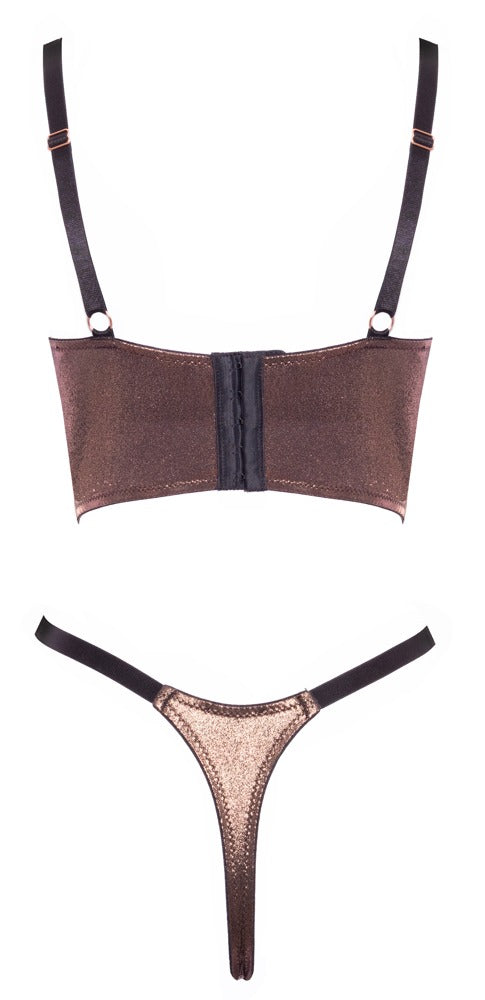 Abierta Fina kruisloze glamourset - Goud - Abierta Fina - SKU: 22216246021