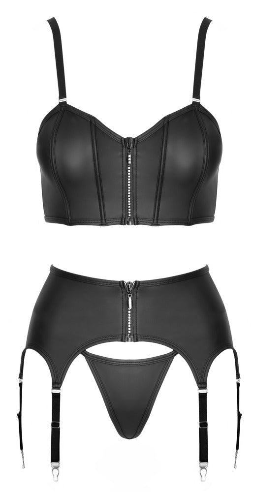 Cottelli PARTY Jarretel set - Zwart