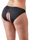 Cottelli CURVES slip met open kruis - Zwart