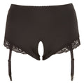 Cottelli CURVES kruisloze slip met open kruis - Zwart