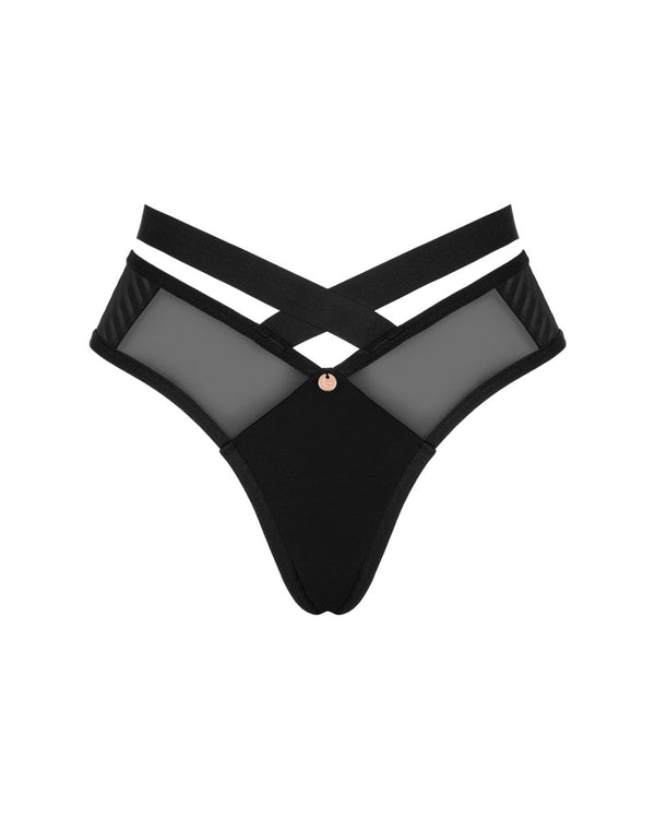 Obsessive Brasica slip - Zwart - Obsessive - SKU: 23111271941