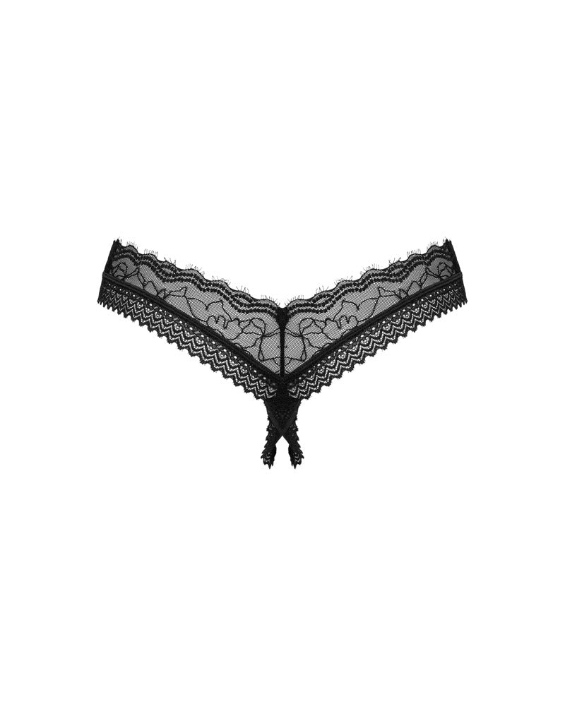 Obsessive open string Medilla - Zwart