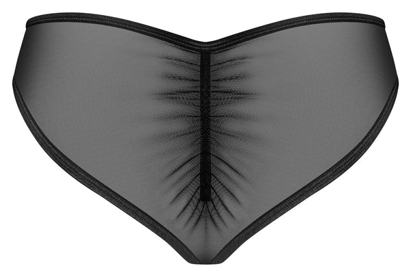 Obsessive Donarella slip met inzetstuk - Zwart - Obsessive - SKU: 23114371121