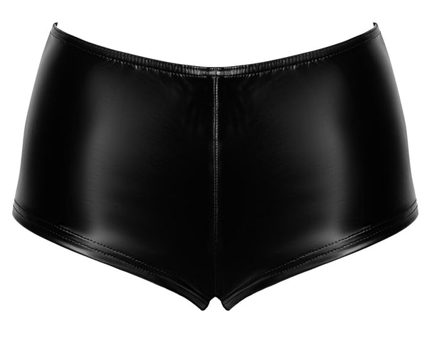 Hot boxer strak met powerwetlook - Zwart - Noir - SKU: 23114611021