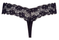 Cottelli LINGERIE String met stimulerende parels - Zwart
