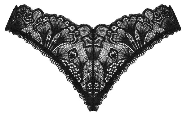 Obsessive Donna Dream kruisloze thong - Zwart - Obsessive - SKU: 23223401141